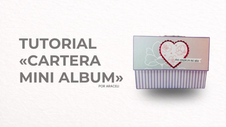 Mini álbum tipo cartera