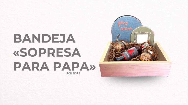 Bandeja Decorada para Papa